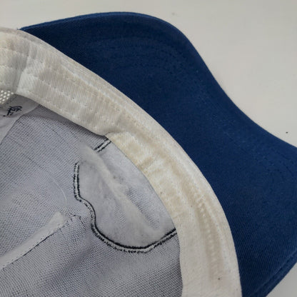 Reel Life Snapback Mesh Back Trucker Hat Blue OSFM Colorblock