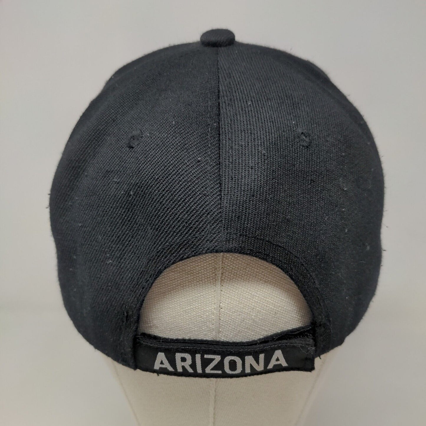 Unbranded Men's Strapback Hat Black Embroidered Arizona Grand Canyon Logo