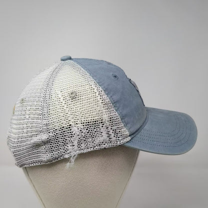 Carhartt Blue Trucker Hat One Size Snapback Mesh Back Embroidered Logo Patch