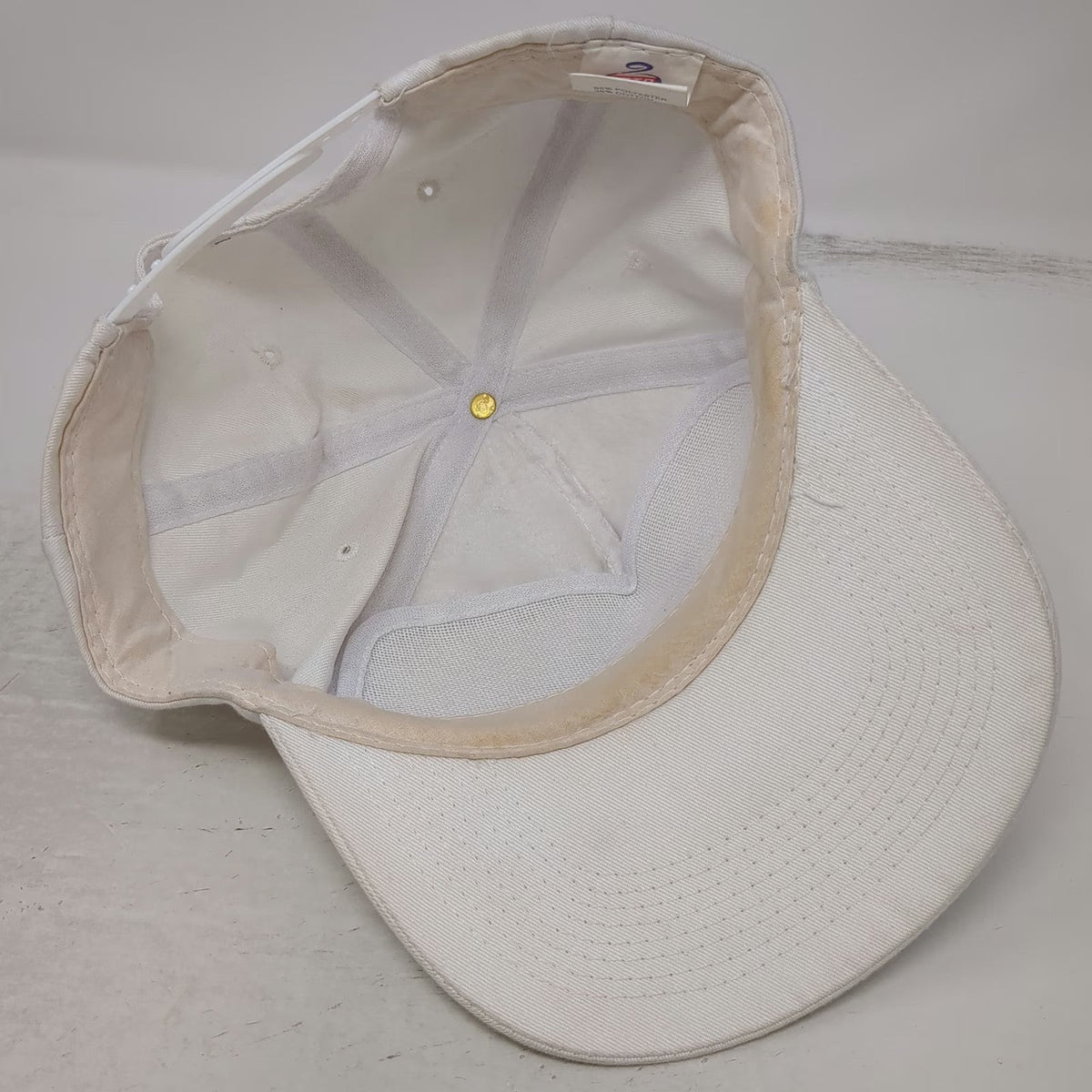 Otto 5 Panel White One Size Hat Religious Summer Walk 1998 Mark 16:15 Snapback