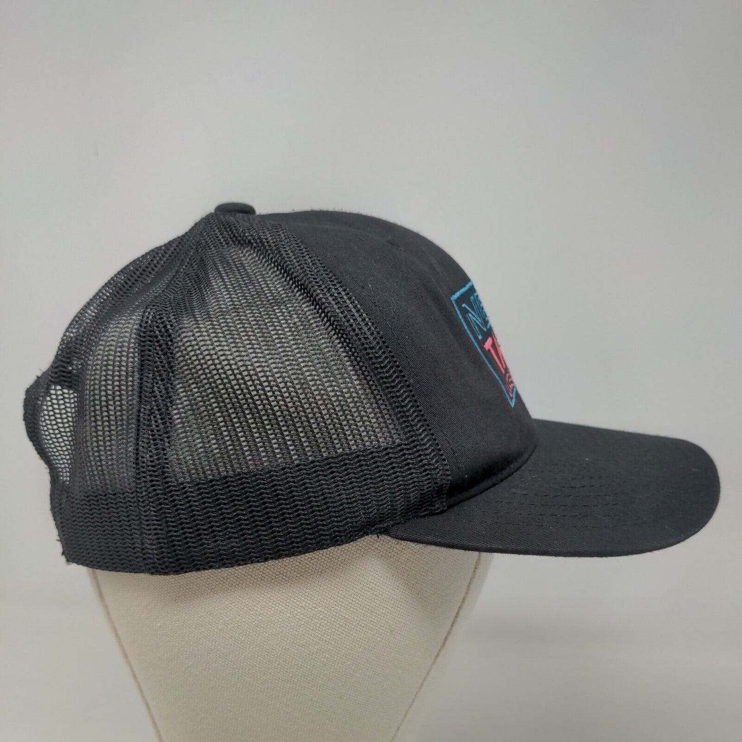 Yupoong Men's Snapback Mesh Back Hat Black Neon Taco Lake of the Ozarks Logo