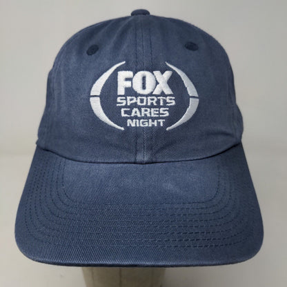 Port Authority Men's Strapback Hat Blue Fox Sports Cares Night Embroidered Logo