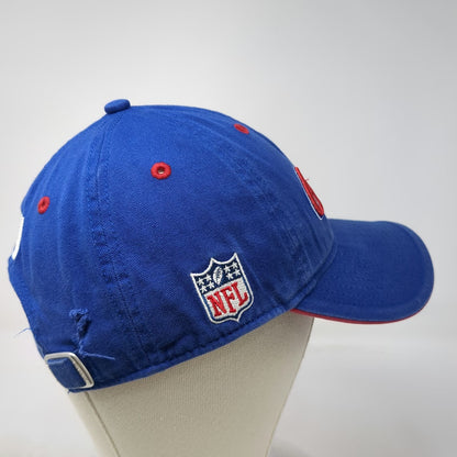 Reebok NFL New York Giants Hat Blue One Size Cap Embroidered Slideback Onfield