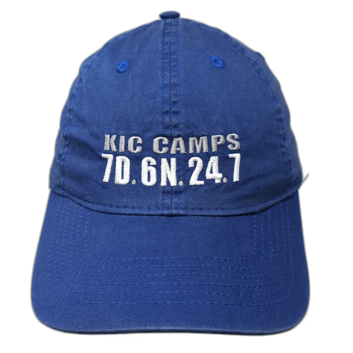 Pacific Headwear Baseball Cap Blue One Size KIC CAMPS 7D.6N.24.7 Slideback Hat
