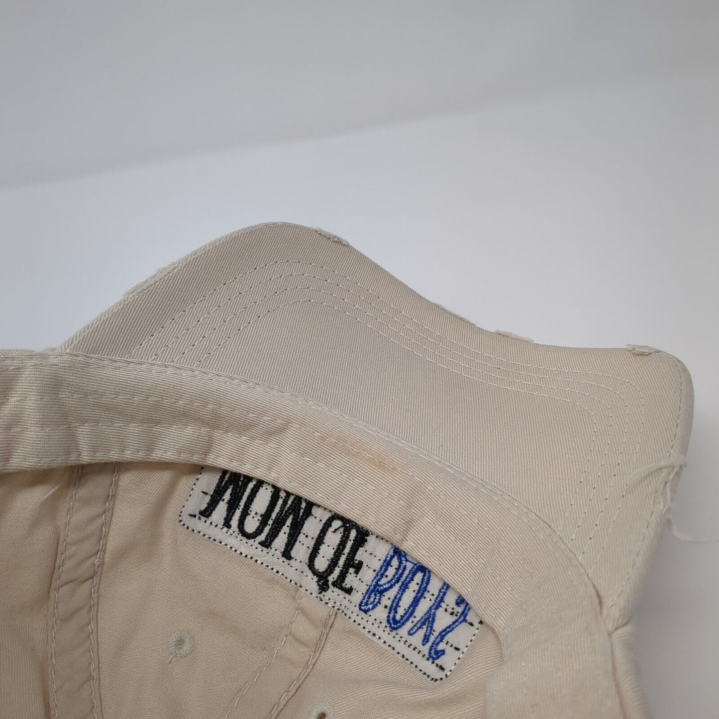 Mom Of Boys Strapback Hat Tan One Size Adjustable KB ETHOS Vintage