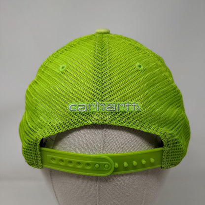 Carhartt Mesh Back Snapback Trucker Hat Green Size OS 100% Cotton Patch Logo