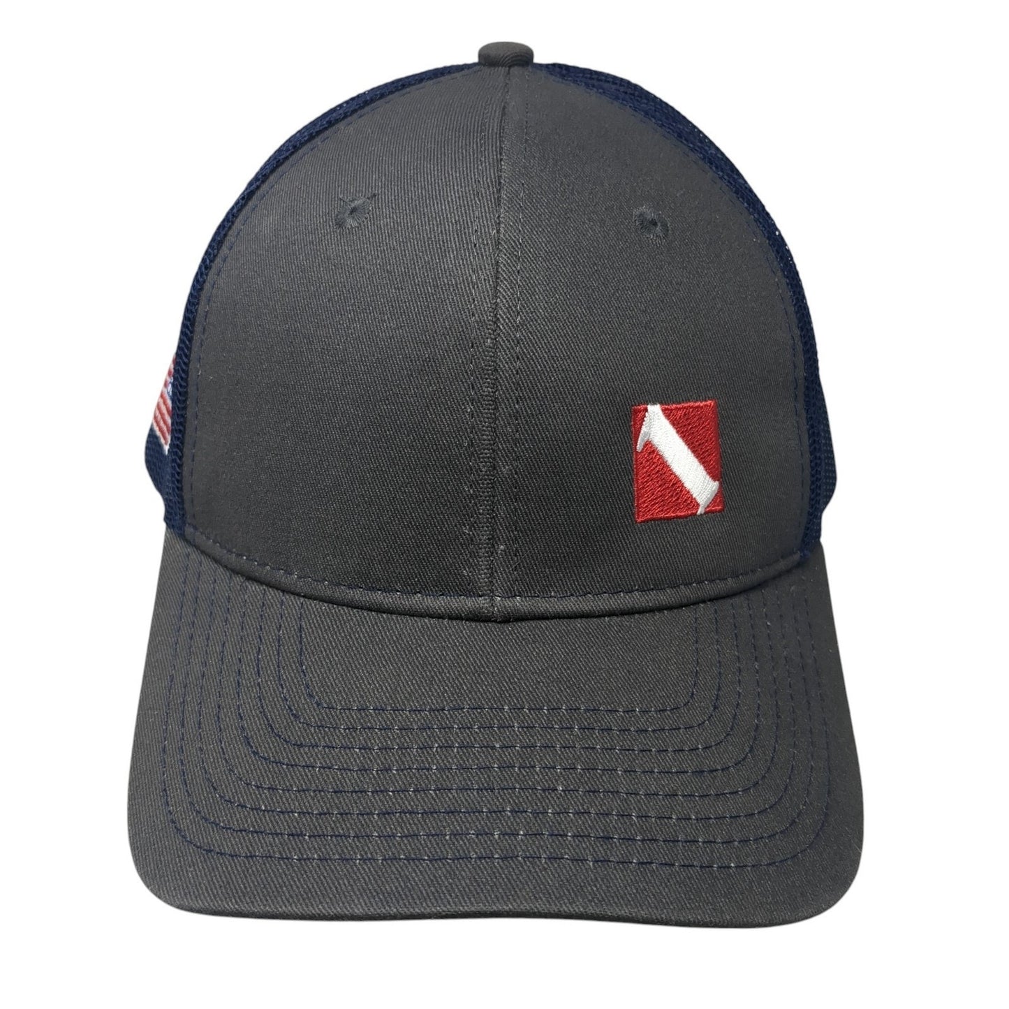 J.M Thomas Forest Products Trucker Hat Multi OS Adjustable Mesh Port Authority