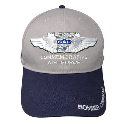Ghost Squadron CAF Bomber Command Strapback Hat Gray OS Adjustable Embroidered