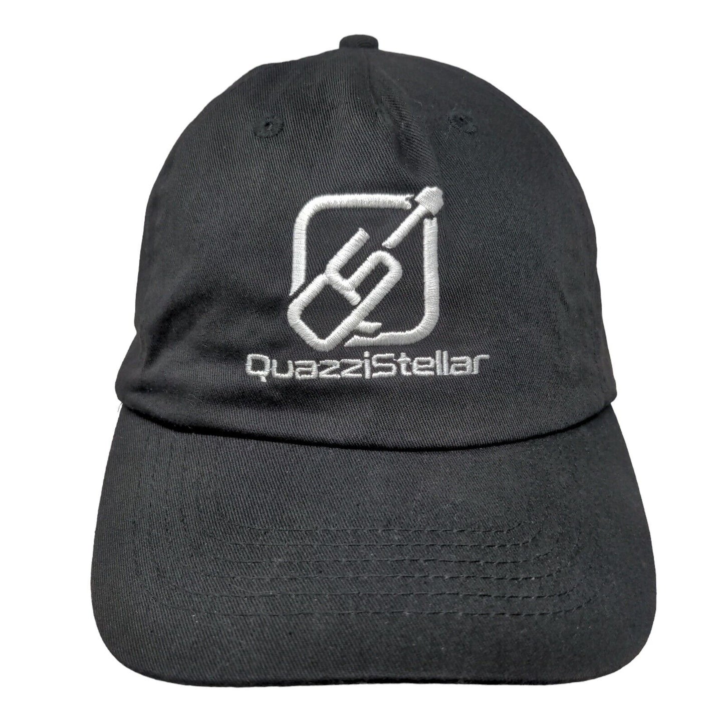 Quazzi Stellar Strapback Hat Black OSFA Embroidered Adjustable Hit Wear