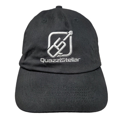 Quazzi Stellar Strapback Hat Black OSFA Embroidered Adjustable Hit Wear