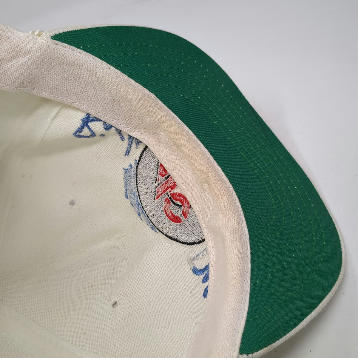 Texace Trucker White Hat Rick Dees Weekly Top 40 Radio Rope Slideback Vintage