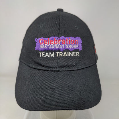 Celebration Restaurant Group Team Trainer Strapback Hat Black One Size