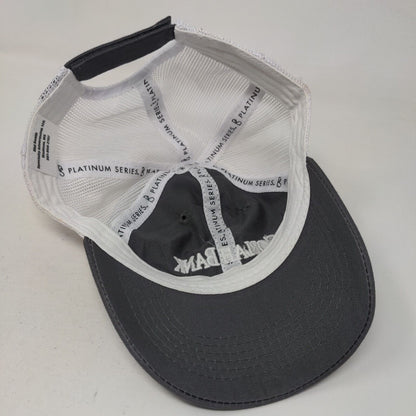 Copiah Bank Strapback Mesh Back Trucker Hat Gray One Size Platinum Series