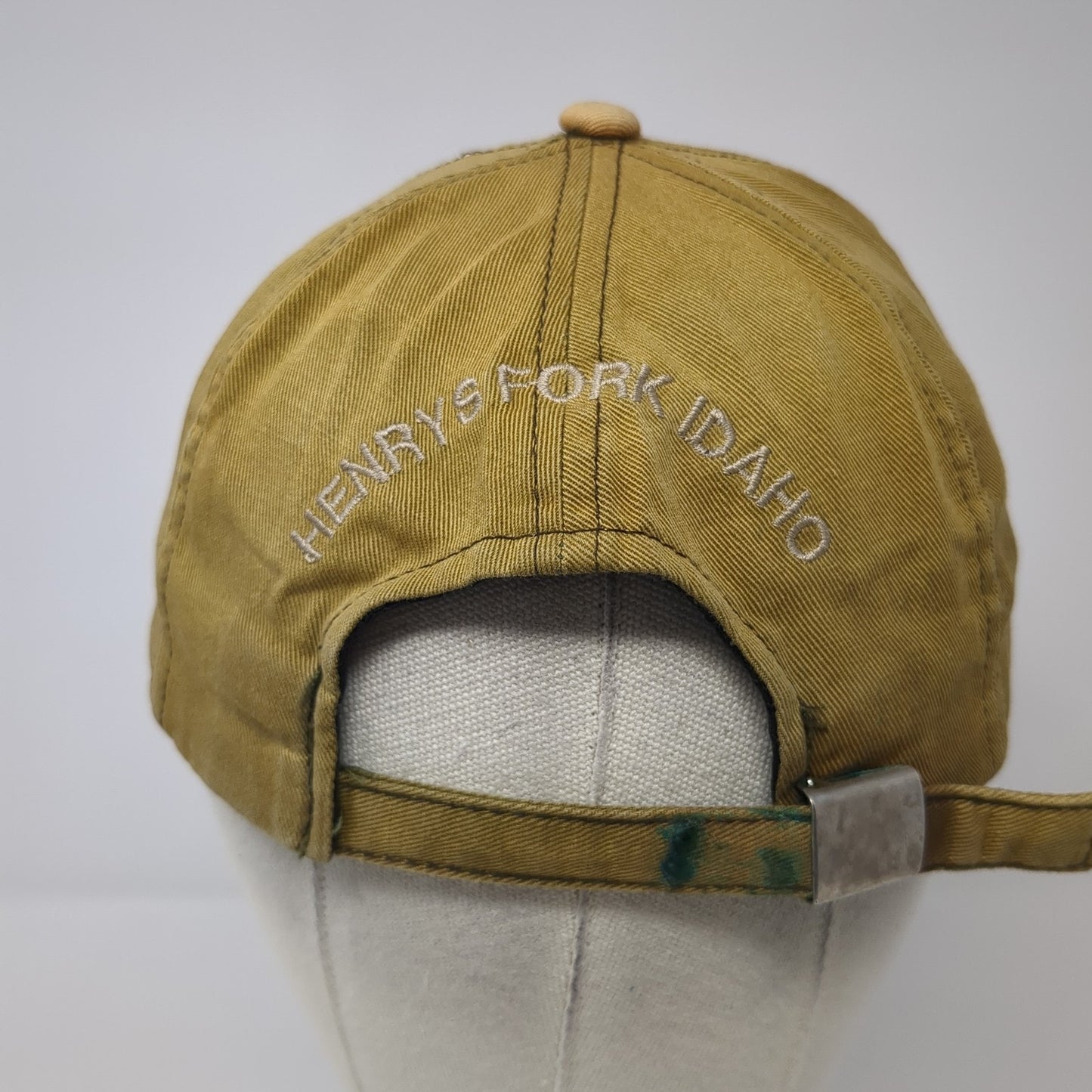 Hyde Outfitters Slideback Baseball Cap Brown One Size Adjustable Embroidered