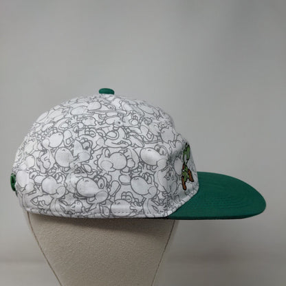 Super Mario Snapback Hat Multicolor OSFM Adjustable Embroidered Cotton
