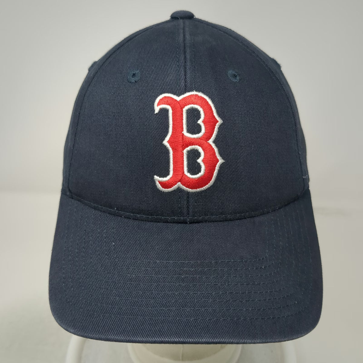 Boston Red Sox MLB Fan Favorite Baseball Cap Blue OSFM Strapback Gray Underbrim