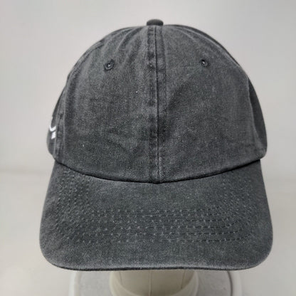 AS Slideback Hat Gray One Size Adjustable Solid 6 Panel Port Authority