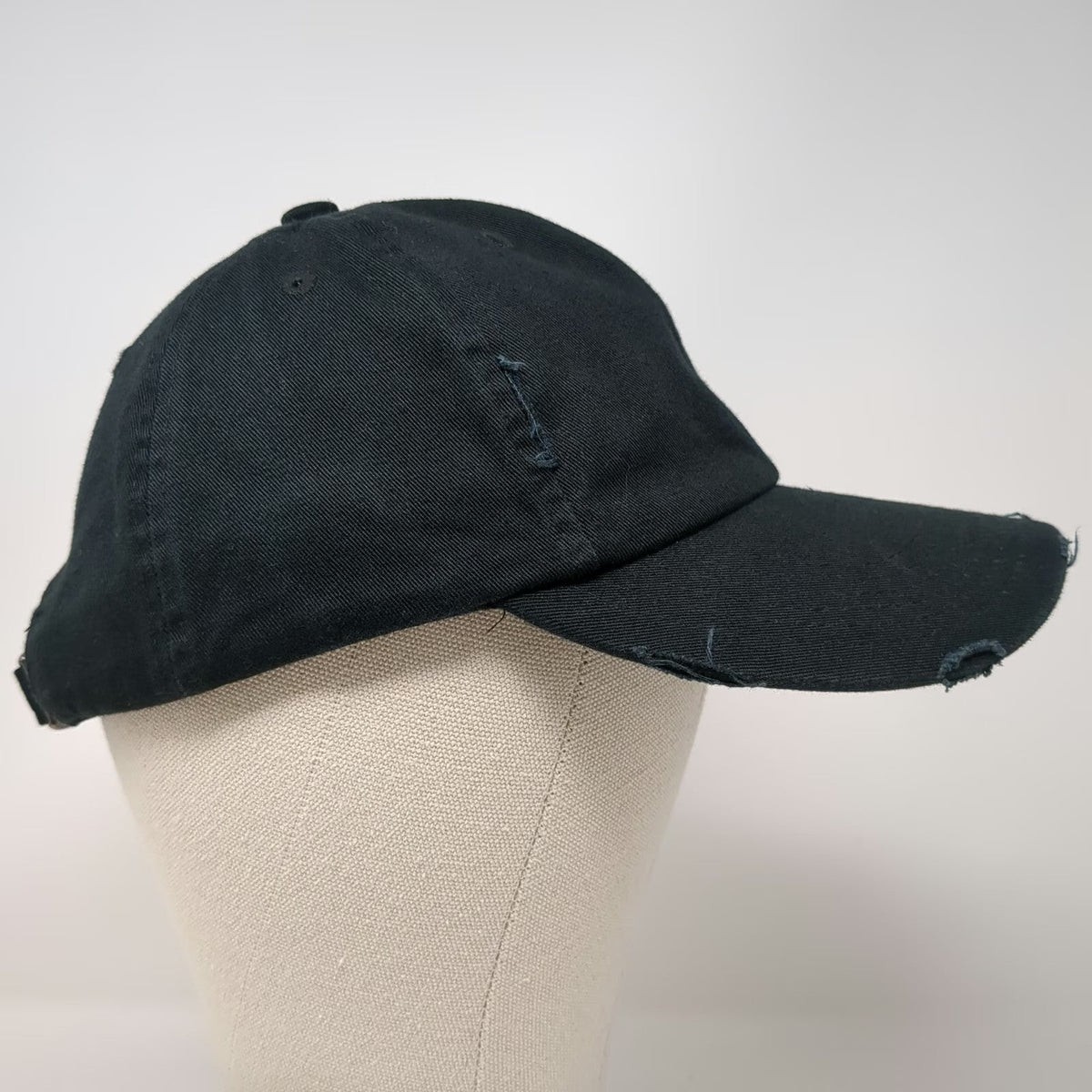 District Baseball Cap Black One Size Embroidered Slideback Hat Walla Walla