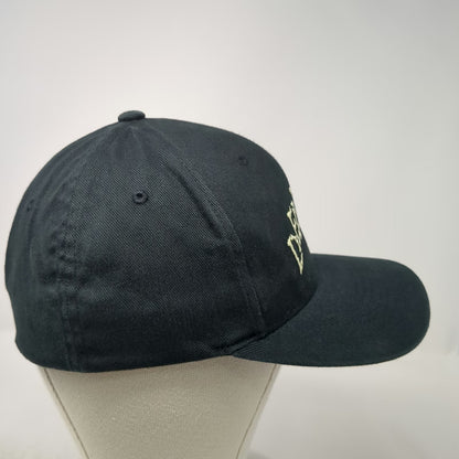 Flexfit Baseball Cap Black M Dead Guy Embroidered Bone Font Stretch Fitted Hat