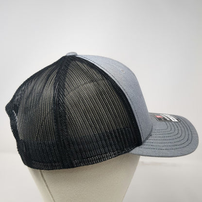 Richardson Trucker Hat Gray One Size Arc Up Welding Fabrication Patch Snapback