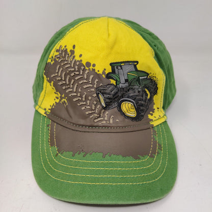 John Deere Boy's Stretchy Toddler Hat Green Size OS Tractor Graphic