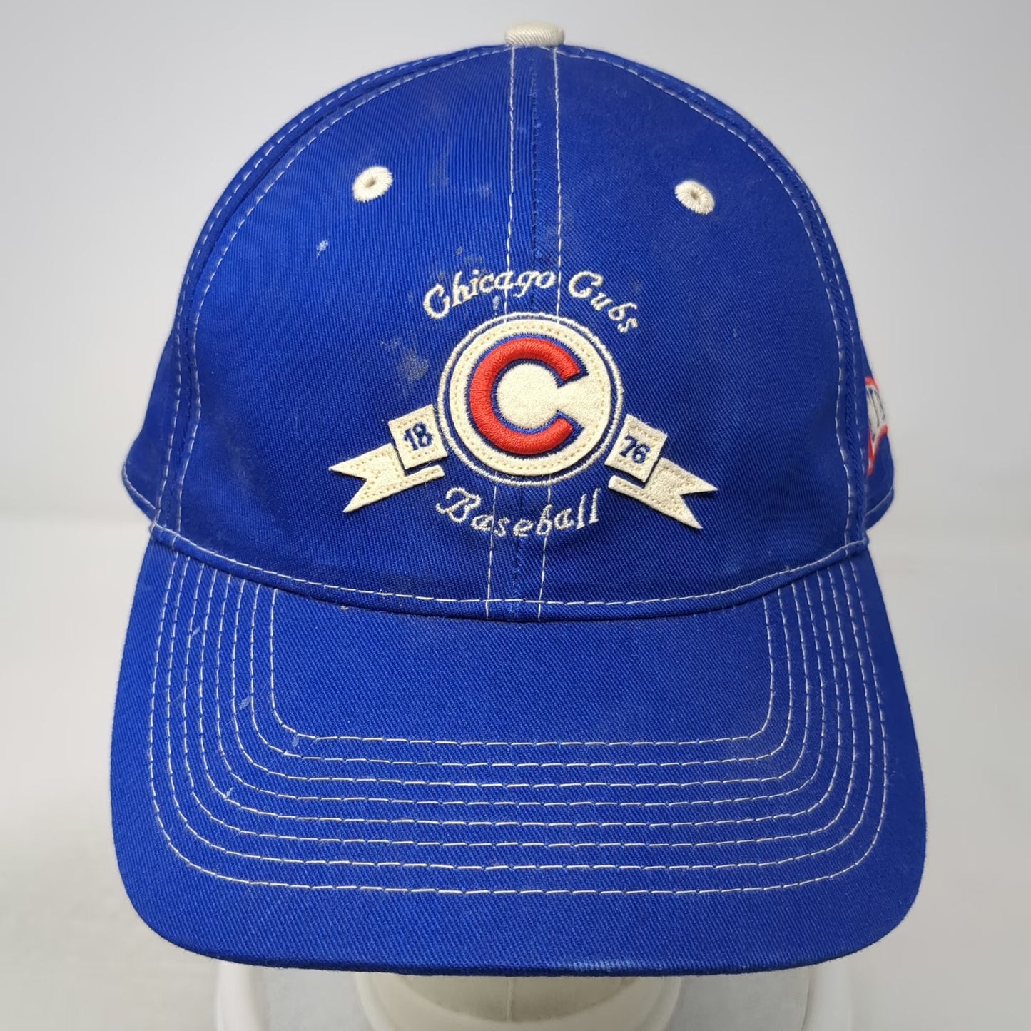 Chicago Cubs MLB Drew Pearson Blue Baseball Cap Hat One Size Embroidered Logo