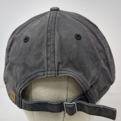 Richardson Baseball Cap Gray One Size Eastwind Leather Patch Strapback Hat