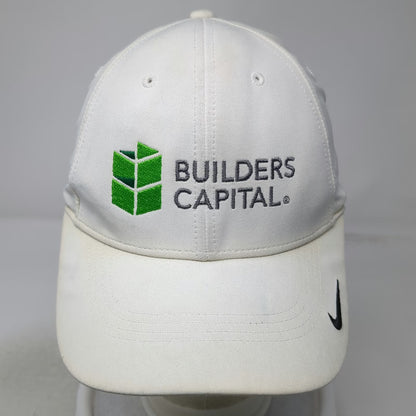 Nike Baseball Cap White One Size Builders Capital Legacy91 Dri-Fit Strapback hat