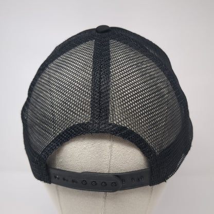 Blood Drop Logo Snapback Mesh Back Trucker Hat Black One Size Hit Wear