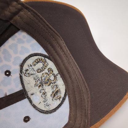 Badass As Beth Strapback Hat Multicolor One Size Animal Print Adjustable