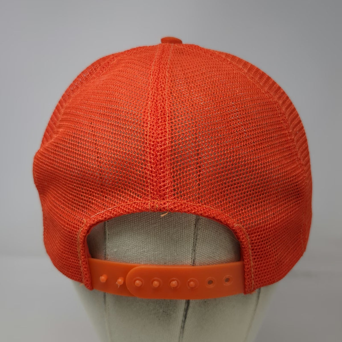 Hawaii Rainbow Script Trucker Hat Orange One Size Mesh Snapback Foam Taiwan ROC