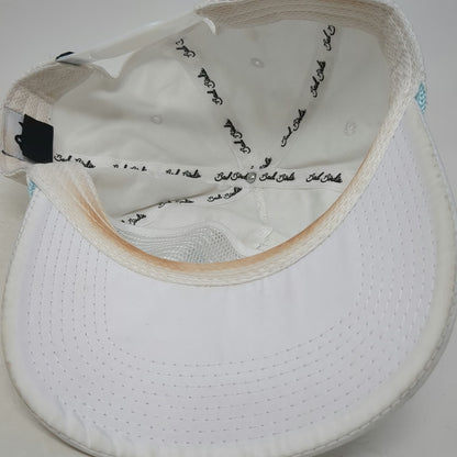 Bad Birdie 5 Panel White One Size Rope Snapback Script Bird Polyester Golf Hat