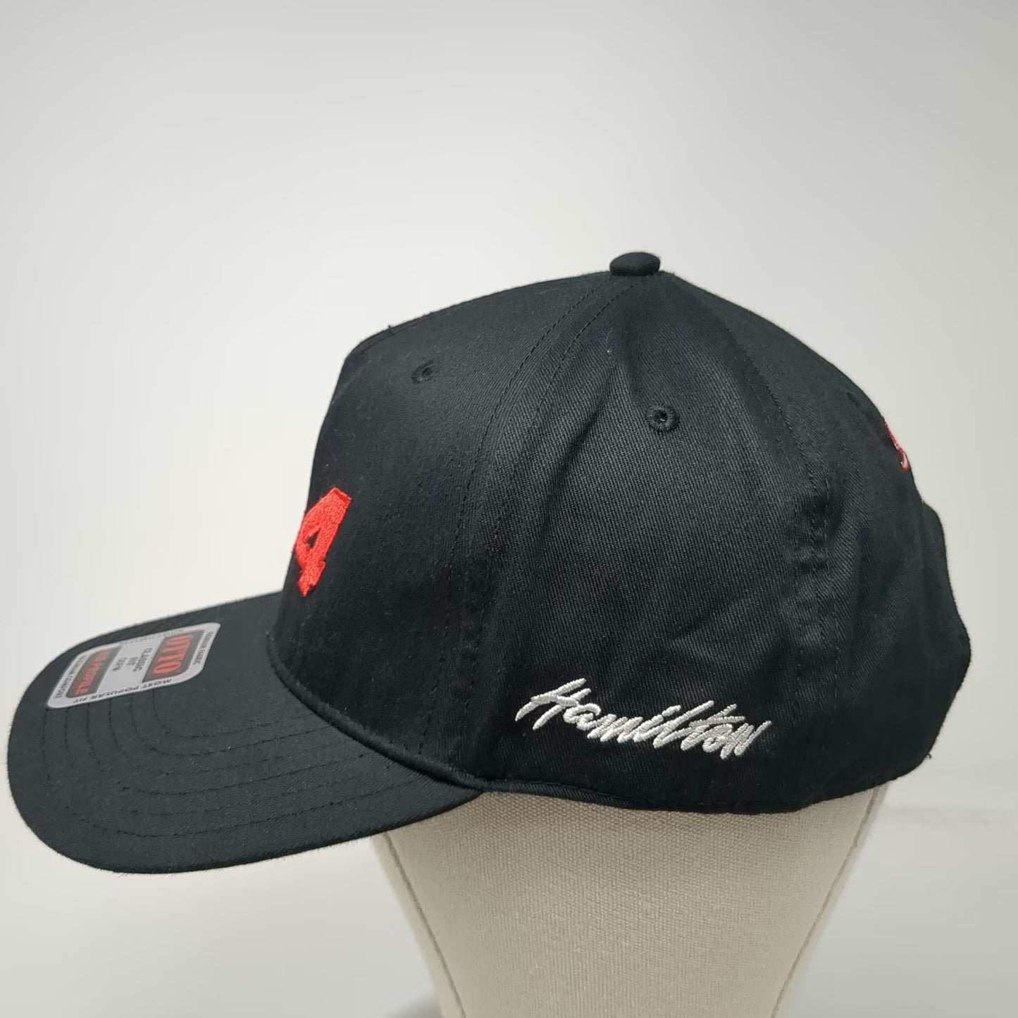 +44 Trucker Black Hat One Size Lewis Hamilton Still We Rise Team 44 Snapback