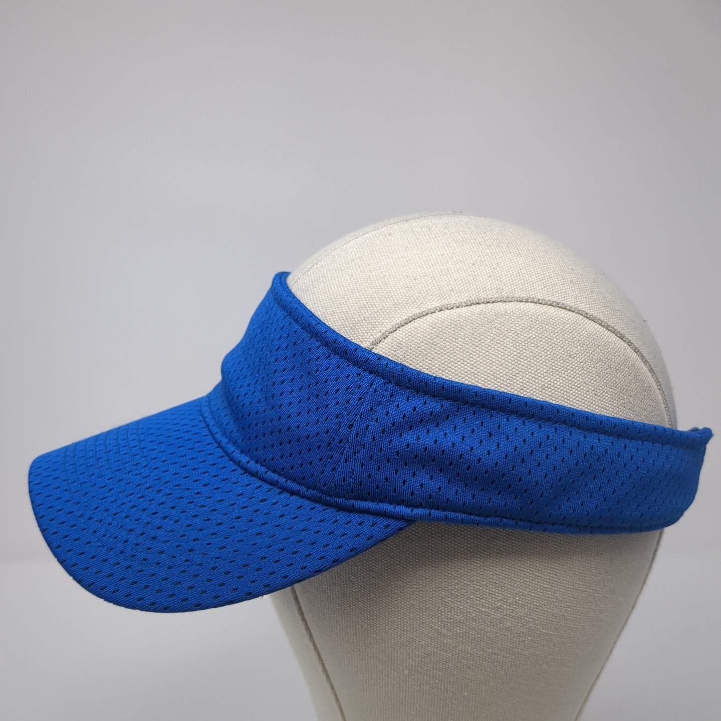 Augusta Sportswear Sun Visor Hat Blue OS Adjustable Strap Lightweight Blank