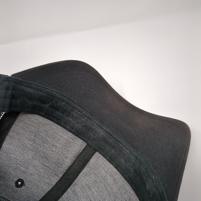 McCall Idaho Patch Snapback Trucker Hat Black One Size Mesh Back