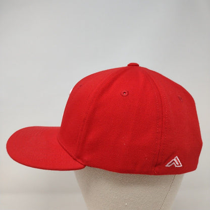 Info Icon Fitted Hat Red 7 3/8-8 Lightweight Pac-Flex D-Series Pacific Headwear