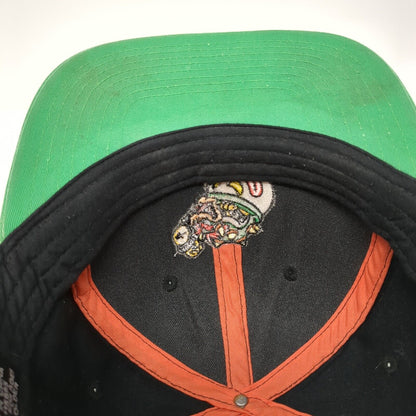 Bowser Snapback Hat Multi One Size Adjustable Colorblock Super Mario