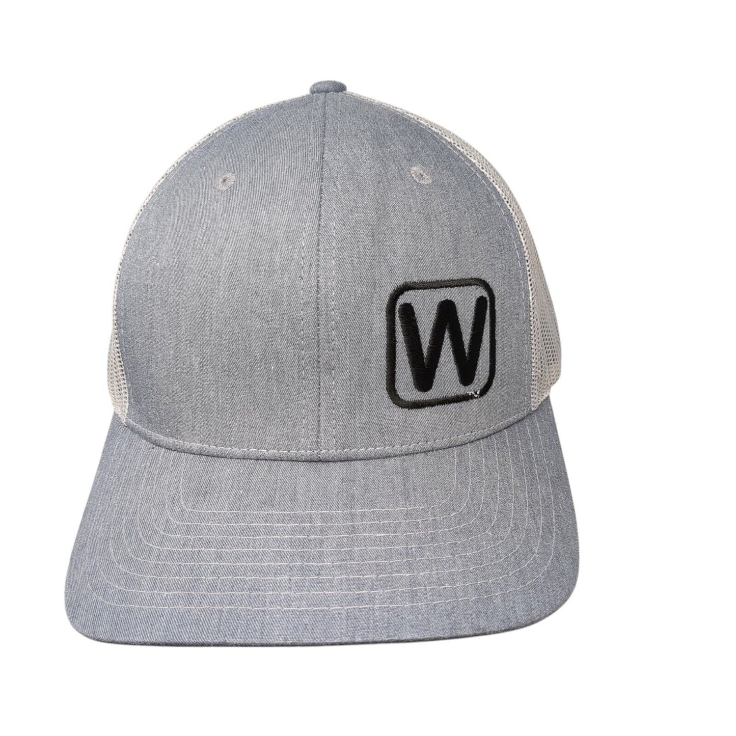 W Ontario OR Snapback Trucker Hat Gray One Size Adjustable Mesh Back Richardson