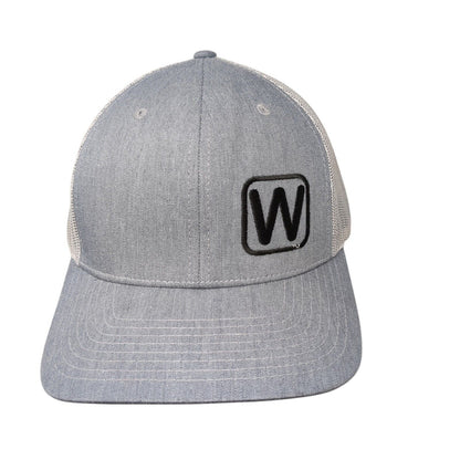 W Ontario OR Snapback Trucker Hat Gray One Size Adjustable Mesh Back Richardson
