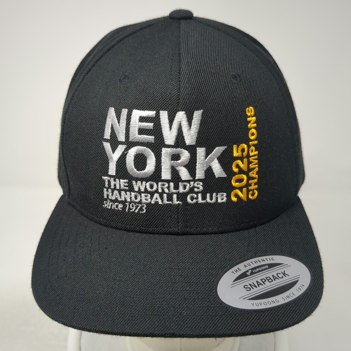 Yupoong Snapback Hat Black OS New York Handball Club 2025 Champions Green Wool