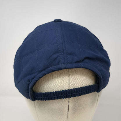 Glenmuir Baseball Cap Blue One Size Quilted Fleece Truck Contractor Logo Hat
