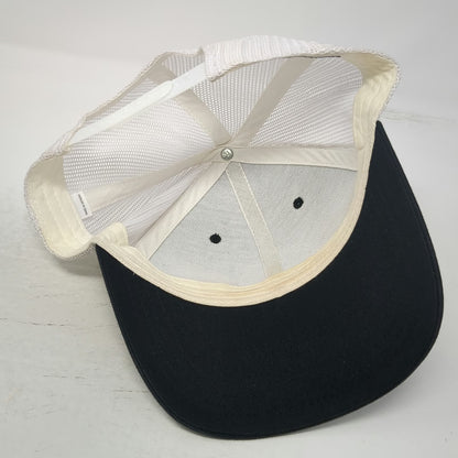 Richardson Trucker Hat Black White One Size Golf Better ID Idaho Mesh Patch