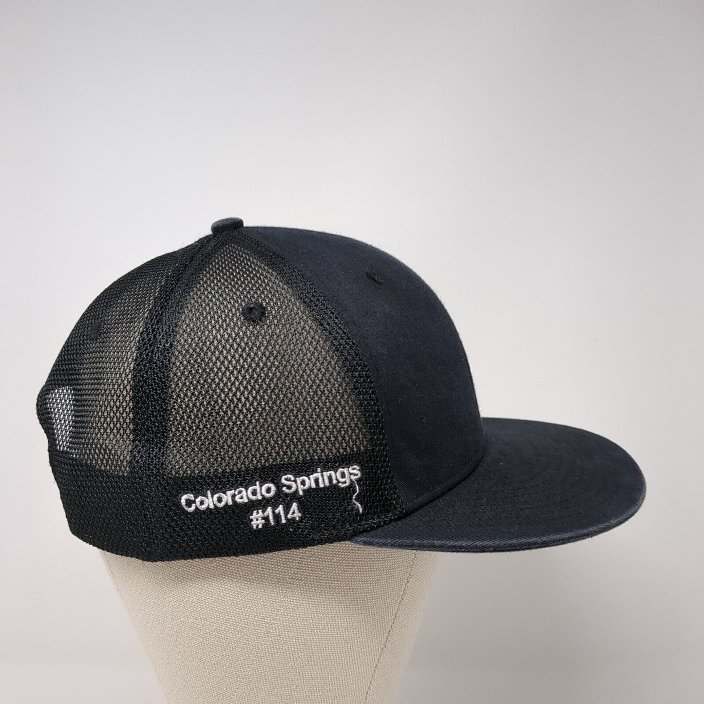 ABC Supply Co Inc. Snapback Trucker Hat Blue One Size Mesh Back 6 Panel