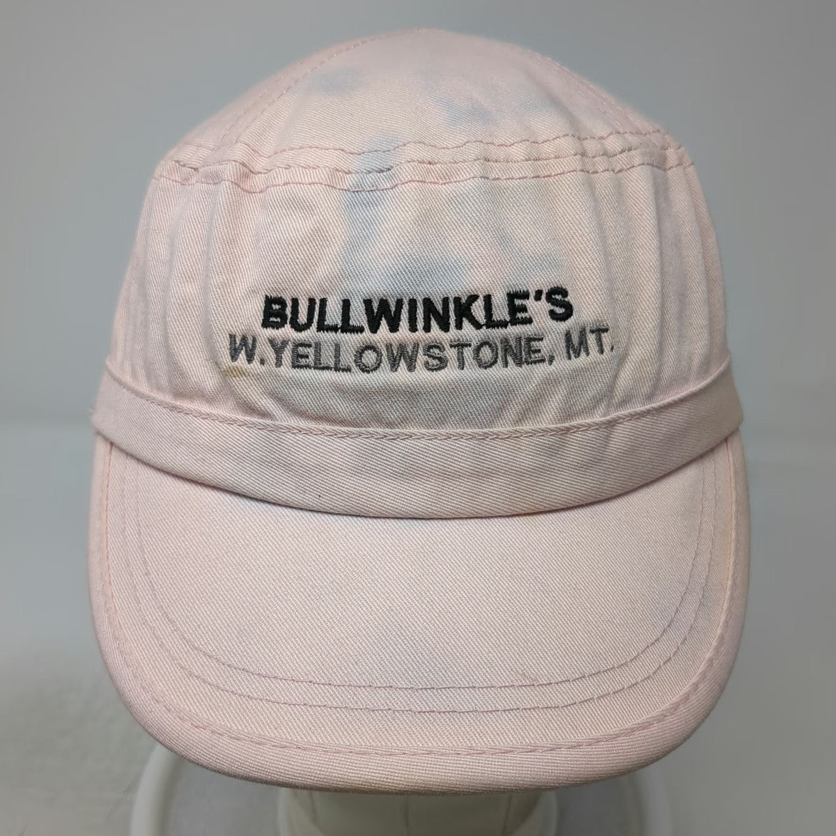 Alternative Army Cap Pink One Size Bullwinkle's Yellowstone Montana Cotton Hat