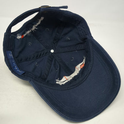 Velocity 2005 New York City Marathon Blue OSFM Baseball Cap Hat Slideback Cotton