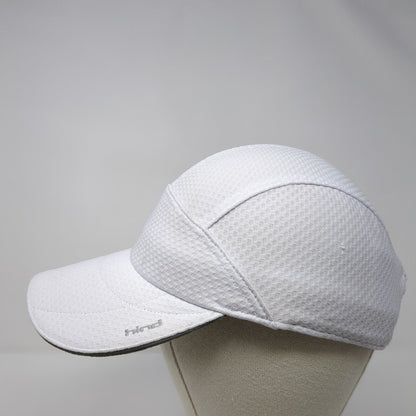 Hind Strapback 5 Panel Hat White One Size Adjustable Solid Outdoor