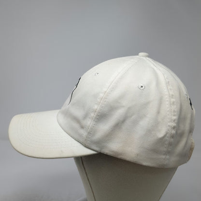 Head Baseball Cap White One Size Penn Logo Green Under Visor Slideback Hat