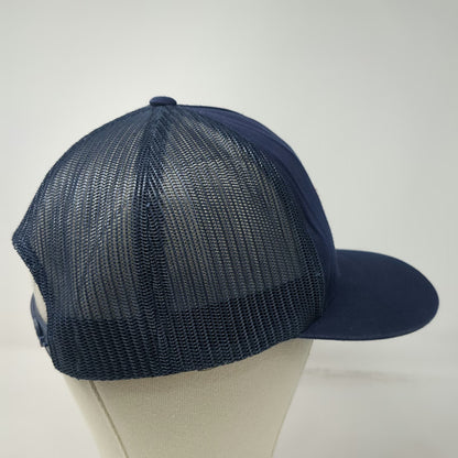 Sport-Tek Trucker Hat Blue Red White One Size Mesh Back Snapback Aguero Idaho