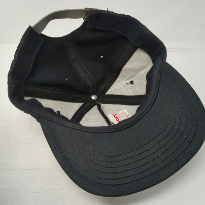 AADCO 5 Panel Hat Black One Size 390th Fighter Sq Wild Boars Military Slideback