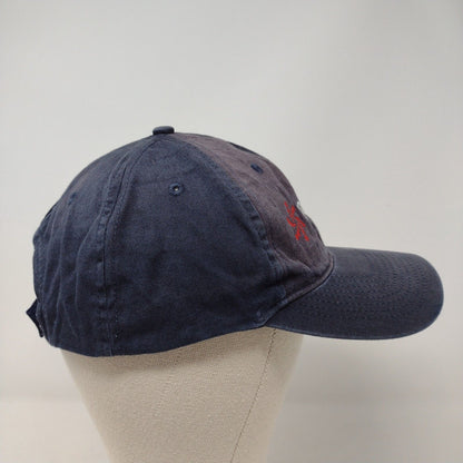 Nanomix Strapback Hat Blue OSFA Adjustable Embroidered Port & Company